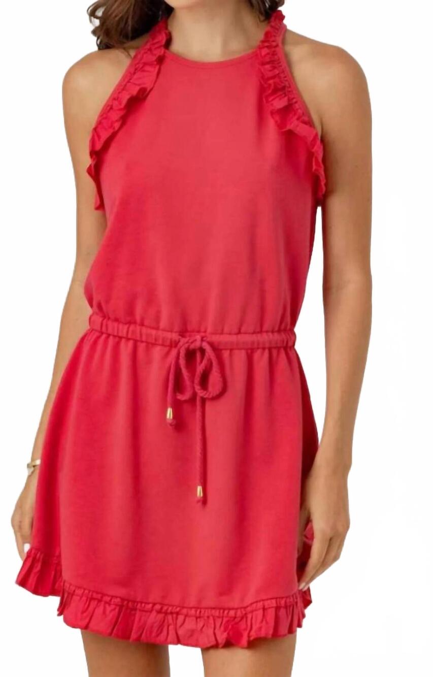 NEW SUNDAYS mirabelle mini dress in ruby